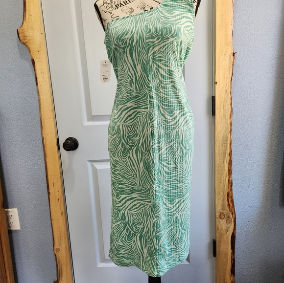 Nine West women's one shoulder midi dress - Picture 3 of 7